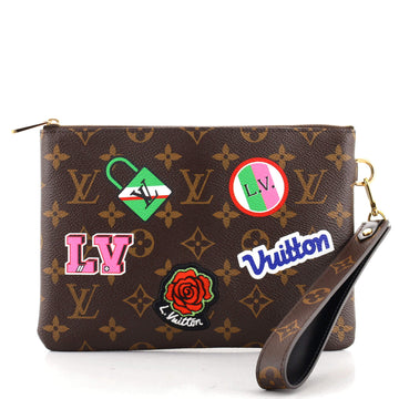 Louis Vuitton City Pouch Limited Edition Patches Monogram Canvas