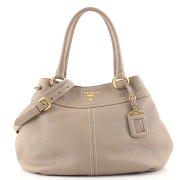 Prada Convertible Shopping Tote Vitello Daino Small