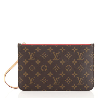 Louis Vuitton Neverfull Pochette Monogram Canvas Large