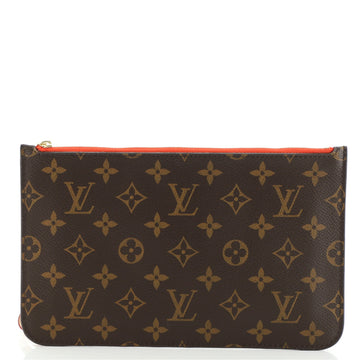 Louis Vuitton Neverfull Pochette Monogram Canvas Large