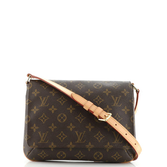 Louis Vuitton Musette Tango Handbag Monogram Canvas