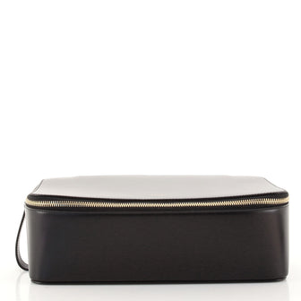 Celine Zip Around Toiletry Bag Leather