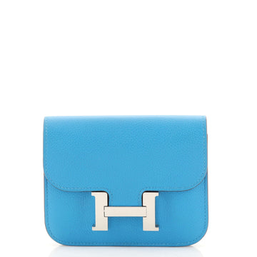 Hermes Eclat Constance Slim Wallet Evercolor