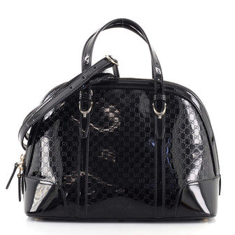 Gucci Nice Top Handle Bag Microguccissima Patent Small