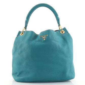 Prada Rolled Hobo Vitello Daino Large