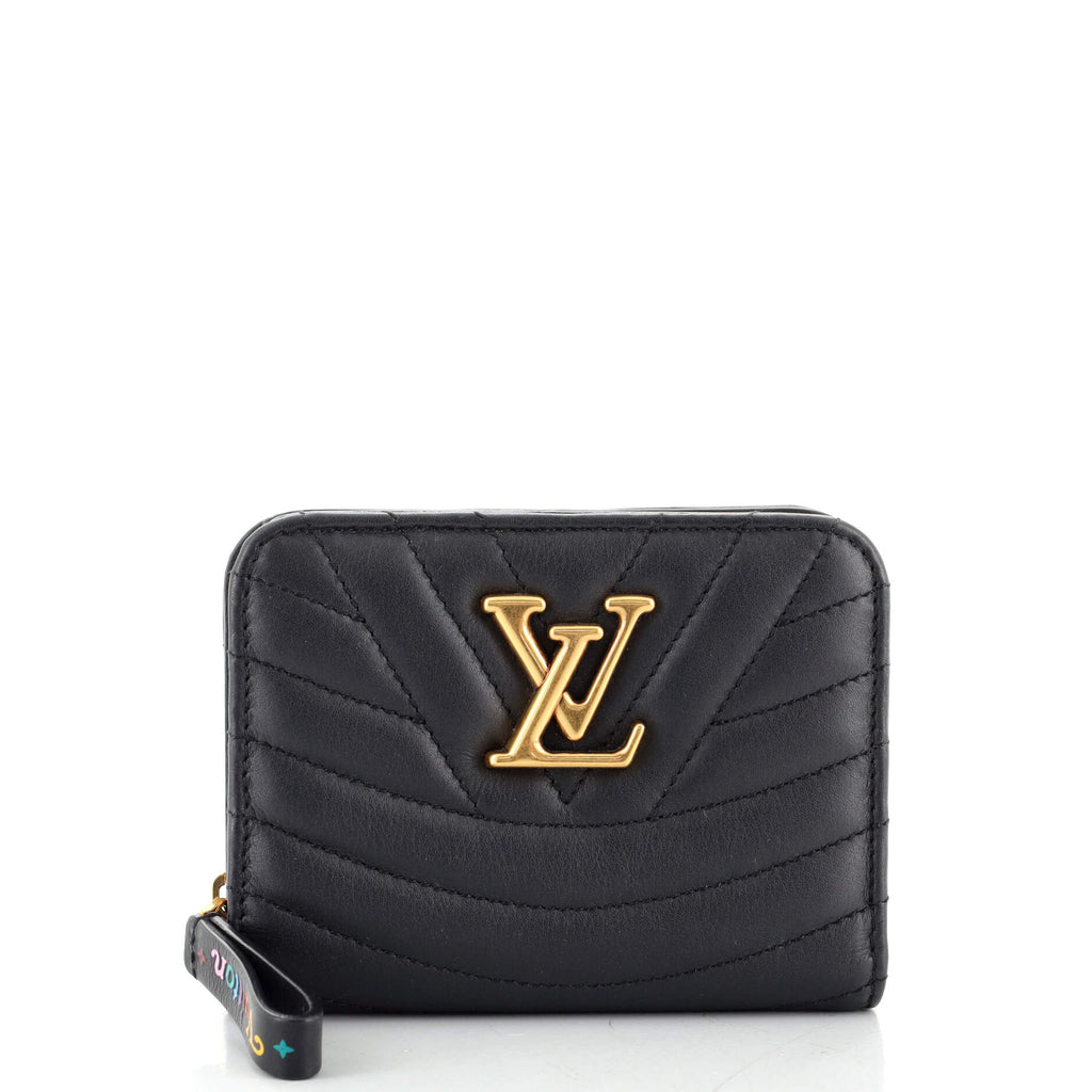 Louis Vuitton New Wave Zipped Compact Wallet Quilted Leather