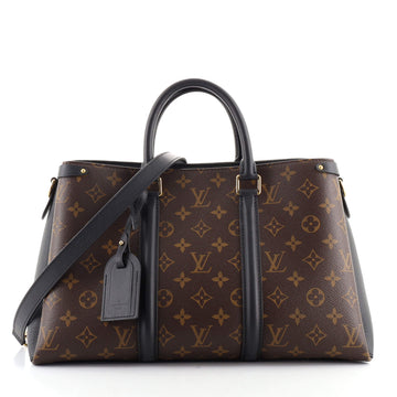 Louis Vuitton Soufflot Tote Monogram Canvas with Leather MM