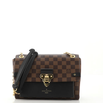 Louis Vuitton Vavin Handbag Damier with Leather PM