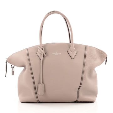 Louis Vuitton Soft Lockit Handbag Leather MM