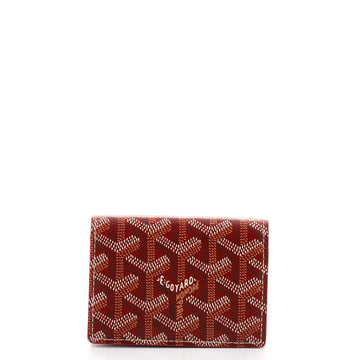 Goyard Business Card Case Coated Canvas