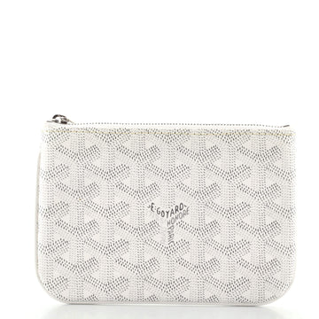 Goyard Senat Zip Pouch Coated Canvas Mini