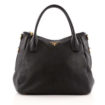 Prada Sacca 2 Manici Convertible Tote Vitello Daino Medium