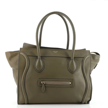 Celine Shoulder Luggage Bag Leather