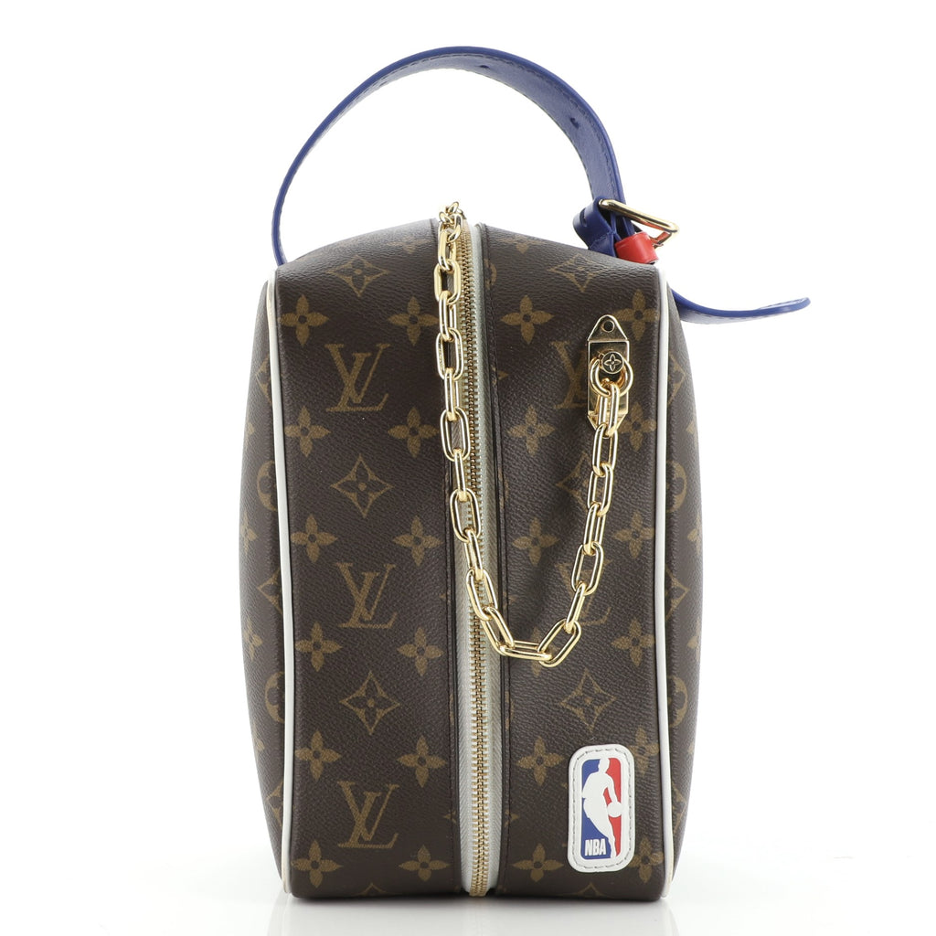 Louis Vuitton X Nba Brown Monogram Cloakroom Dopp Kit Bag