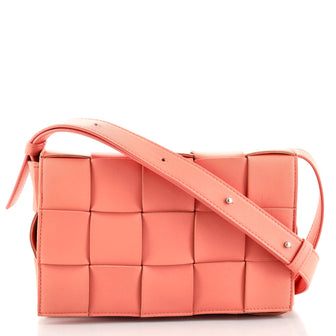 Bottega Veneta Cassette Crossbody Bag Maxi Intrecciato Leather