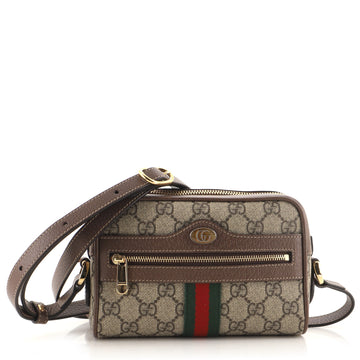 Gucci Ophidia Shoulder Bag GG Coated Canvas Mini