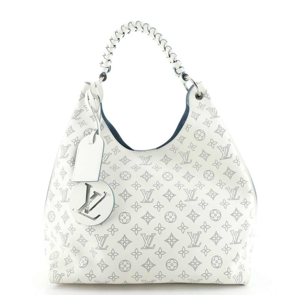 Louis Vuitton Monogram Mahina Carmel Hobo - White Hobos, Handbags