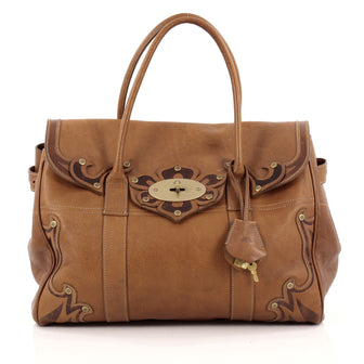 Mulberry Bayswater Tote Tooled Darwin Leather Medium