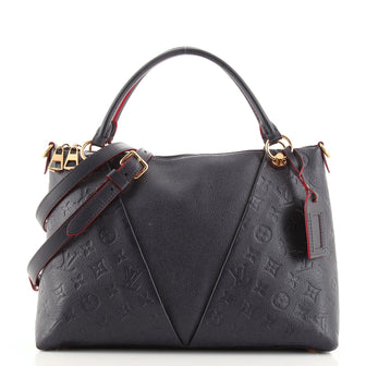 Louis Vuitton V Tote Monogram Empreinte Leather MM