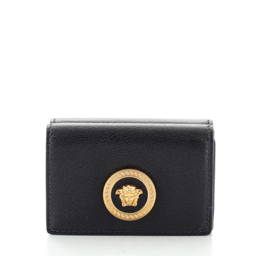 Versace Medusa Flap Over Wallet Leather Small
