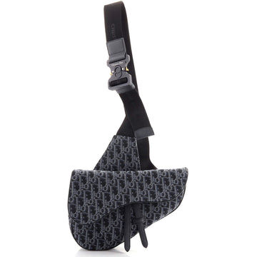 Christian Dior Saddle Crossbody Bag Oblique Canvas