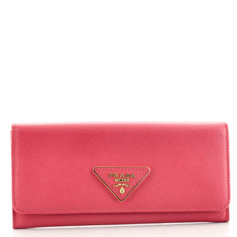 Prada Flap Wallet Saffiano Leather Long