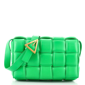 Bottega Veneta Cassette Crossbody Bag Padded Maxi Intrecciato Leather