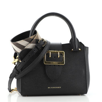 Burberry Buckle Tote Leather Small
