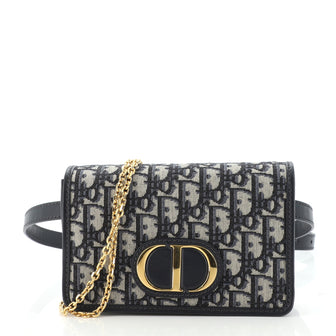 Christian Dior 30 Montaigne 2-in-1 Pouch Oblique Canvas