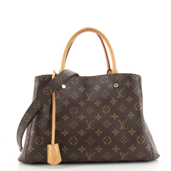 Louis Vuitton Montaigne Handbag Monogram Canvas MM