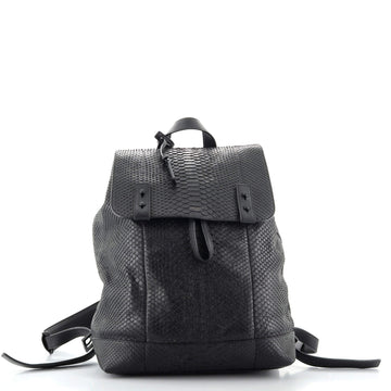 Saint Laurent Sac de Jour Backpack Python Embossed Leather Medium