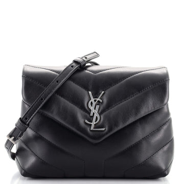 Saint Laurent LouLou Shoulder Bag Matelasse Chevron Leather Toy