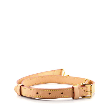 Louis Vuitton Adjustable Shoulder Strap Vachetta Leather 20mm