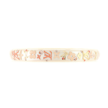 Louis Vuitton Inclusion Bangle Bracelet Resin with Crystals PM