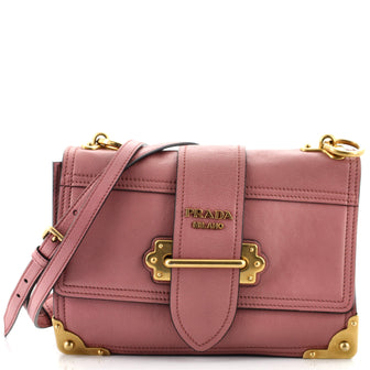 Prada Cahier Convertible Shoulder Bag City Calf Medium