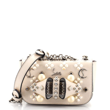 Christian Louboutin Sweet Charity Crossbody Bag Spiked Leather Mini