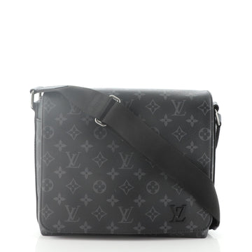 Louis Vuitton District Messenger Bag Monogram Eclipse Canvas PM