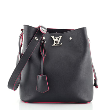 Louis Vuitton Lockme Bucket Bag Leather