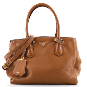 Prada Convertible Open Tote Vitello Daino Medium