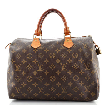 Louis Vuitton Speedy Handbag Monogram Canvas 30