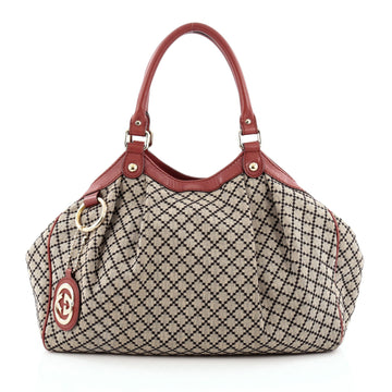 Gucci Sukey Tote Diamante Canvas Medium