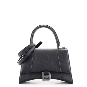 Balenciaga Hourglass Top Handle Bag Leather Small