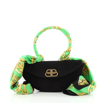 Balenciaga Opera Clutch Suede