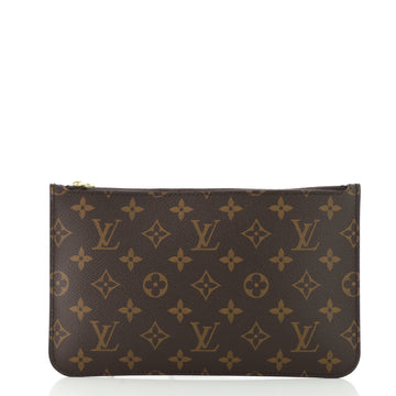 Louis Vuitton Neverfull Pochette Monogram Canvas Large