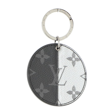 Louis Vuitton Round Bag Charm and Key Holder Limited Edition Monogram Eclipse Split Canvas