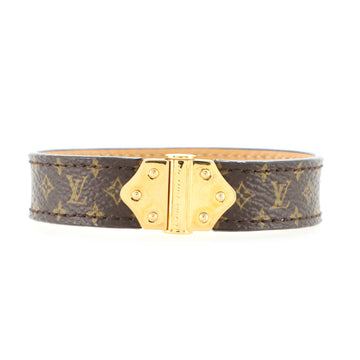 Louis Vuitton Nano Monogram Bracelet Monogram Canvas and Metal