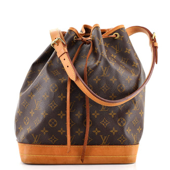 Louis Vuitton Noe Handbag Monogram Canvas Large