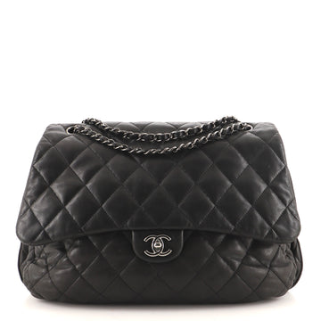 Chanel 3 Accordion Bag Quilted Lambskin Maxi