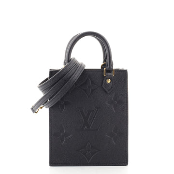 Louis Vuitton Petit Sac Plat Bag Monogram Empreinte Giant