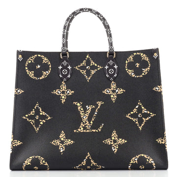 Louis Vuitton OnTheGo Tote Limited Edition Jungle Monogram Giant GM